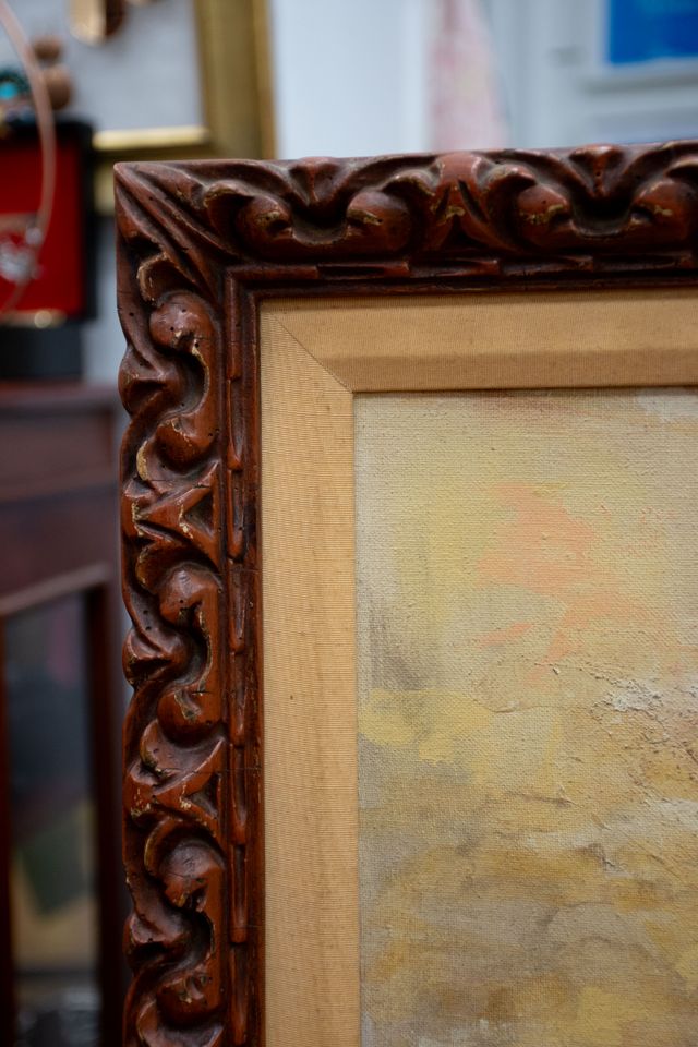 Cuadro relieve puerta rústica