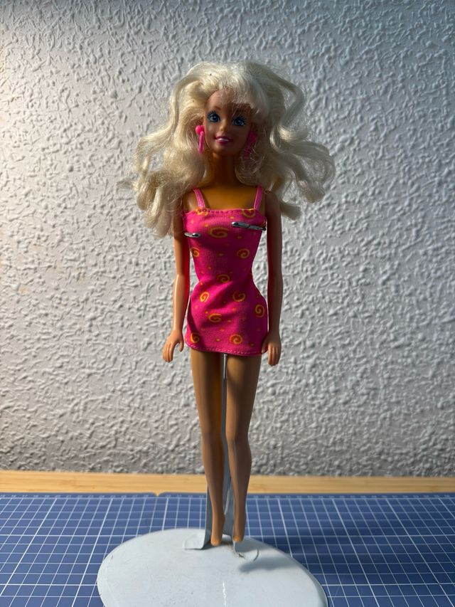 Barbie Muñeca Vestido Rosa 1966