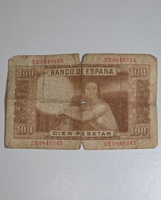 Billete 100 pesetas Banco de España 1953