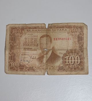 Billete 100 pesetas Banco de España 1953