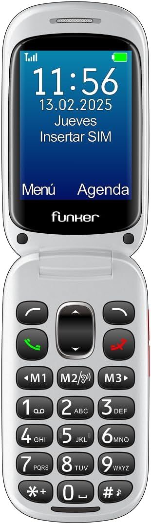 Teléfono Móvil Funker E300 Max Audio 3 4G Negro