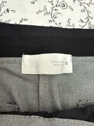 Pantalón de pinza gris