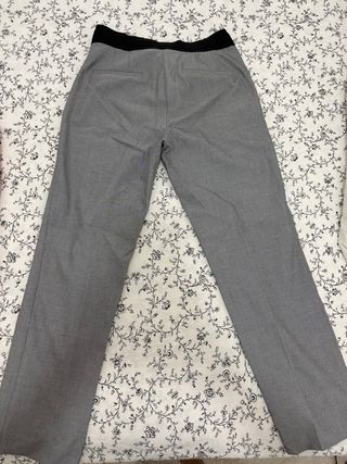 Pantalón de pinza gris