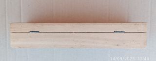 Plumier Madera Vintage Dibujo Infantil