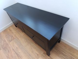 Cómoda aparador de madera maciza  negro