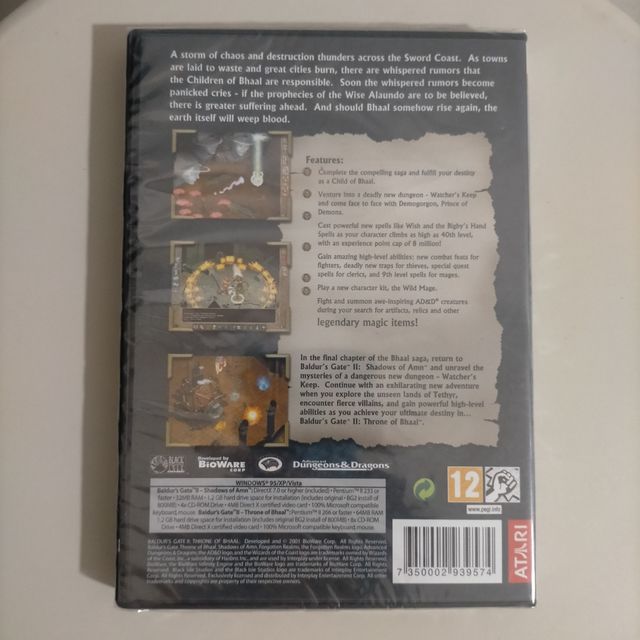 PRECINTADO Baldur's Gate PC