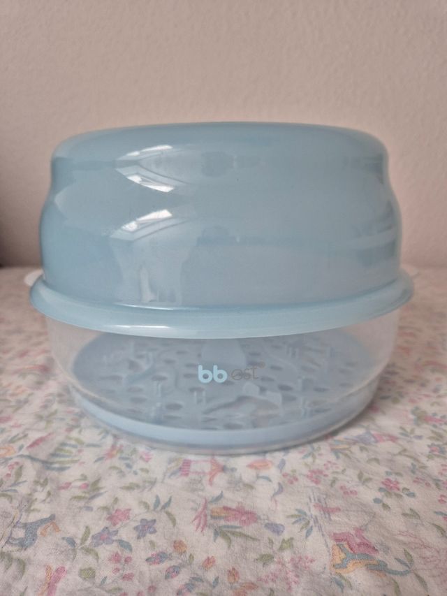 Esterilizador Microondas Biberones Azul