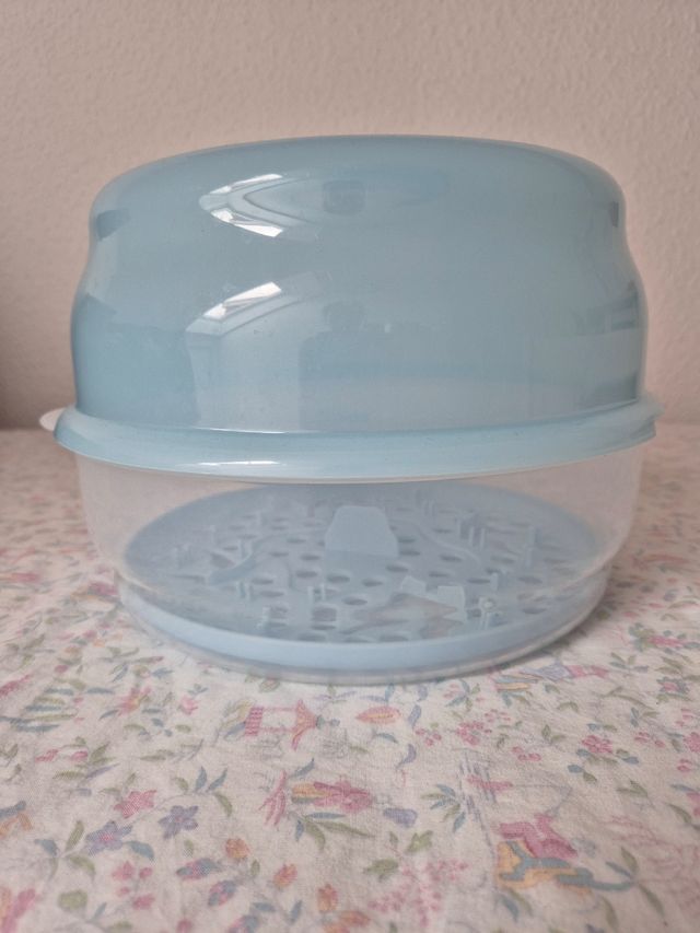 Esterilizador Microondas Biberones Azul