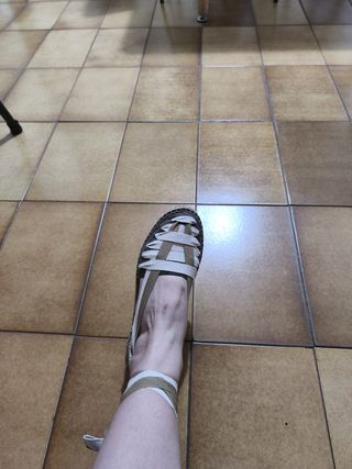 Alpargatas Esparto Cintas Talla 41