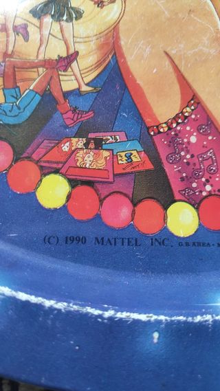 Vassoio Barbie Mattel 1990