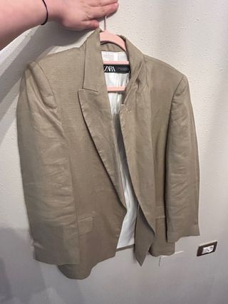 Americana Zara Tono Tierra