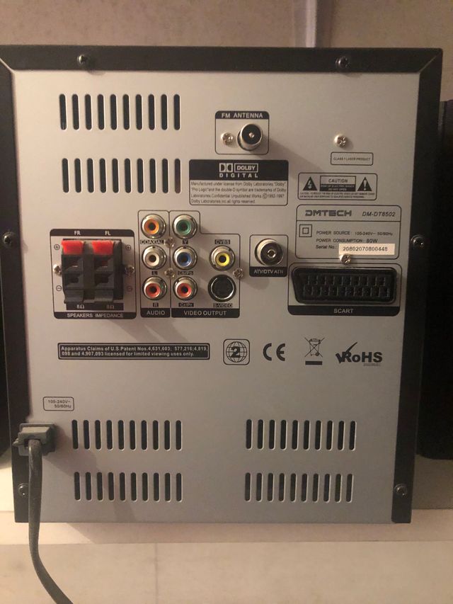 Microcadena DMTECH DM-DT8502 DVD USB