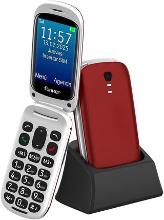 Teléfono Móvil Funker E300 Max Audio 3 4G Rojo