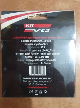 Luces LED BH para Bicicleta USB Recargables 