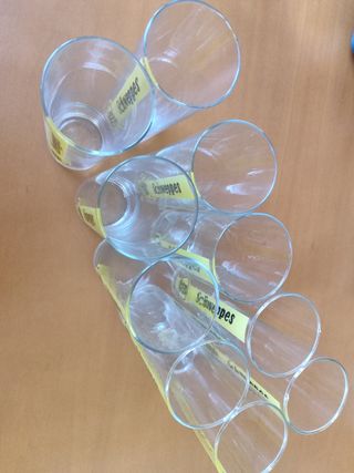 Set 10 Vasos Schweppes Cristal