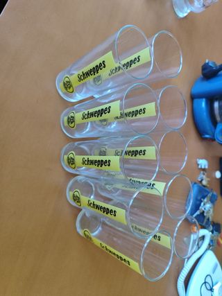 Set 10 Vasos Schweppes Cristal