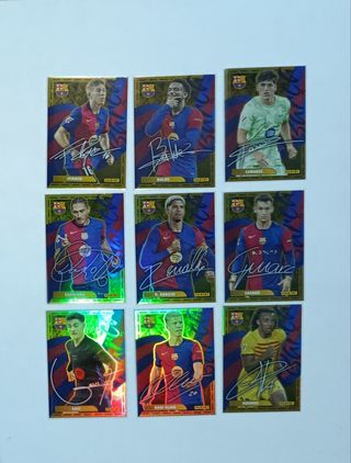 Lote 9 cartas Kromix Panini club
