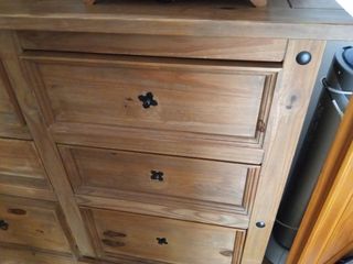 Cómoda de madera estilo antiguo, gran capacidad