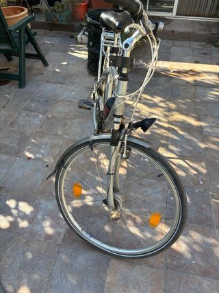 Bicicleta Giant plateada