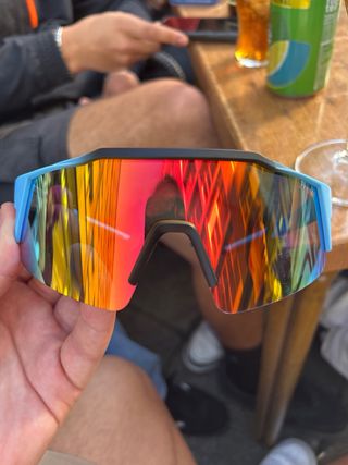 Gafas de sol MAXAIR Flow Snow Azules