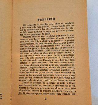 Libro vintage "Cómo triunfar cada dia" - 1974