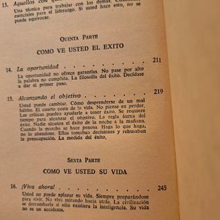 Libro vintage "Cómo triunfar cada dia" - 1974