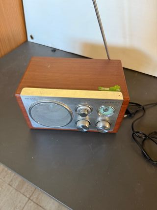 Radio Scott RX18W Madera FM/AM Vintage