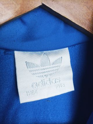 Chaqueta Adidas Vintage Rayas Grandes Azul