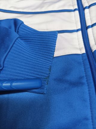 Chaqueta Adidas Vintage Rayas Grandes Azul
