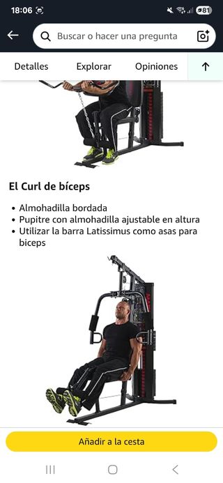 Gimnasio en casa completo