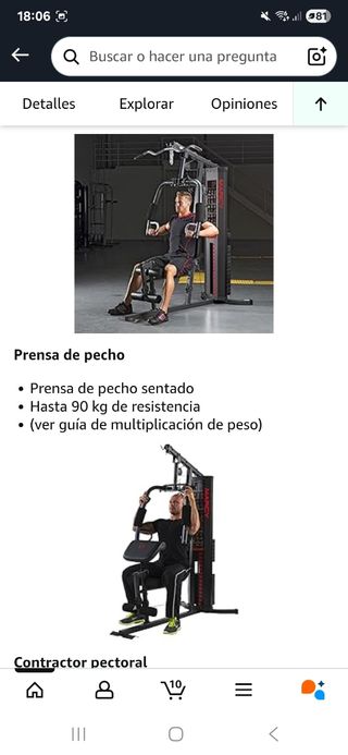 Gimnasio en casa completo