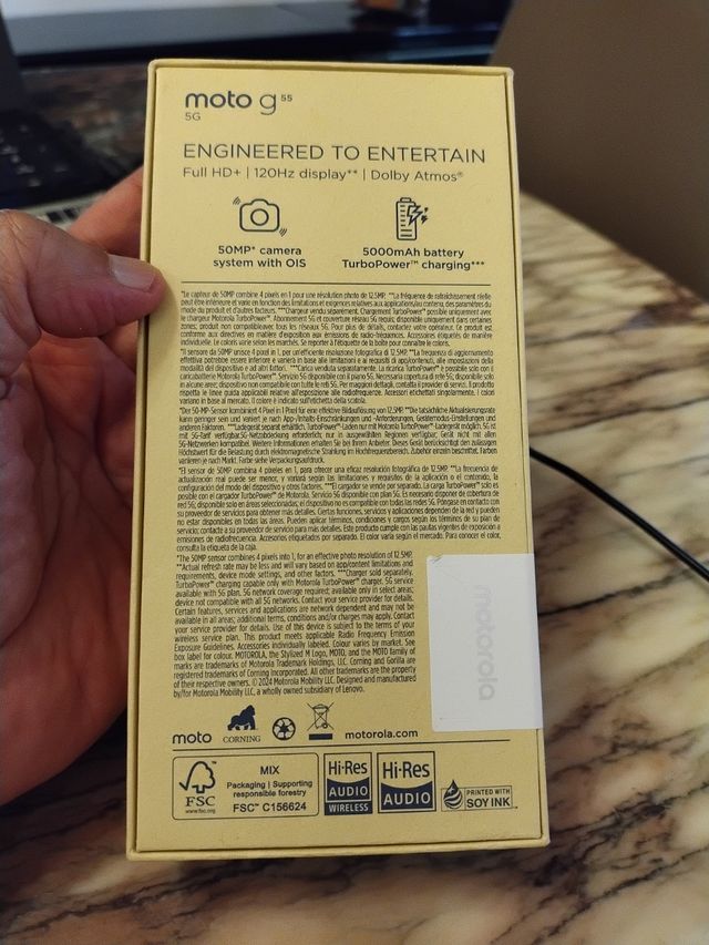 Motorola G55 5G Verde 256GB Nuevo