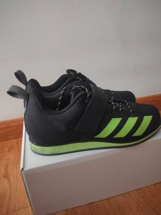Zapatillas Halterofilia Adidas Powerlift Negras/Ve
