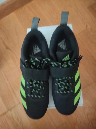 Zapatillas Halterofilia Adidas Powerlift Negras/Ve