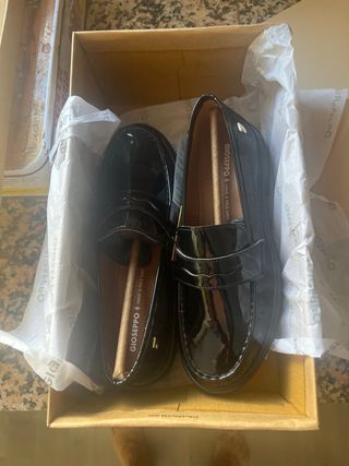 colegio Zapatos charol Gioseppo negros talla 38