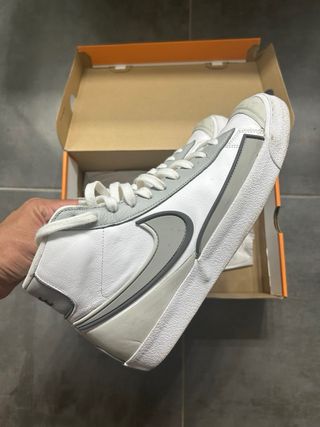 Nike Blazer Mid Zapatillas Grises y Blancas