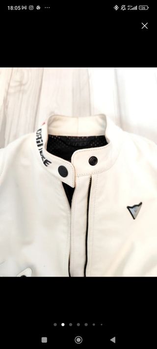 Chaqueta Dainese Mujer Blanca y Negra