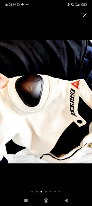 Chaqueta Dainese Mujer Blanca y Negra