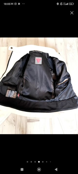 Chaqueta Dainese Mujer Blanca y Negra