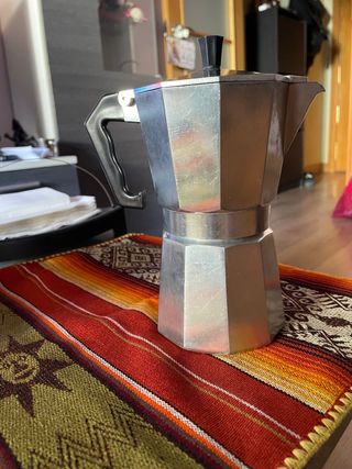 Cafetera italiana de aluminio