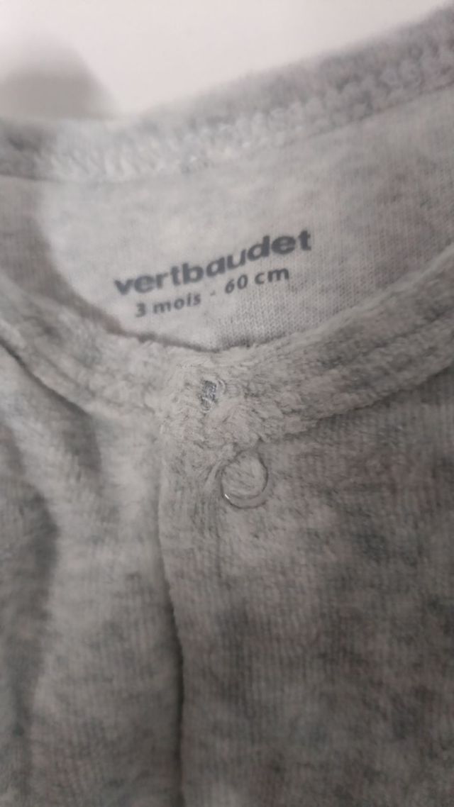 Tres Petos de bebé Verbaudet 3-6 meses