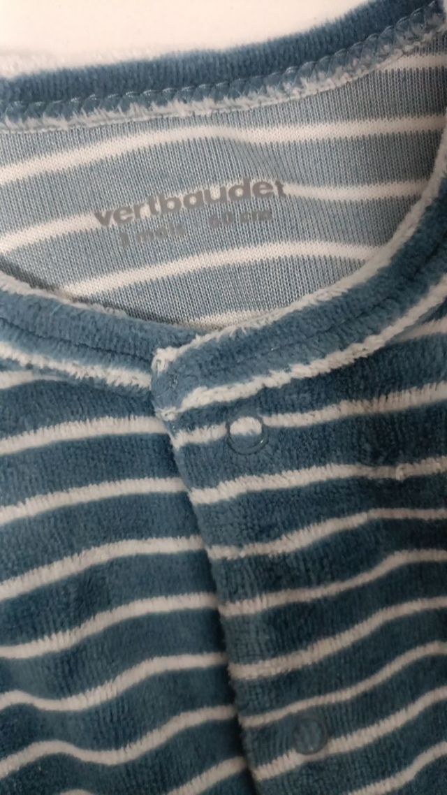 Tres Petos de bebé Verbaudet 3-6 meses