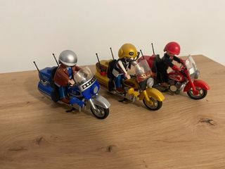 Lote 3 Motos Playmobil