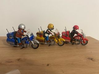 Lote 3 Motos Playmobil