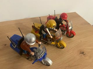 Lote 3 Motos Playmobil