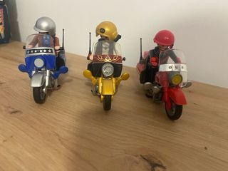 Lote 3 Motos Playmobil