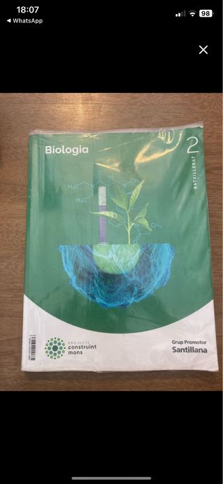 libro bio Segundo de bachillerato