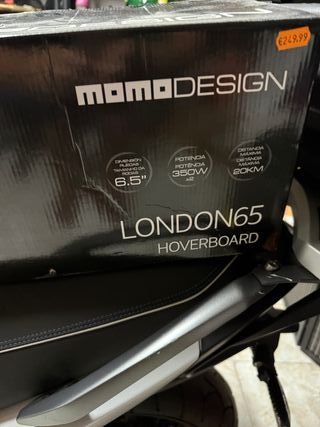 Hoverboard MomoDesign London 6.5 con caja