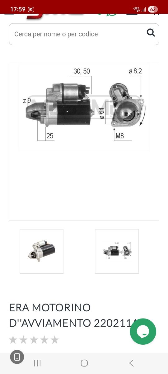 Motorino Avviamento Suzuki Ignis 2 (II) Fiat Opel