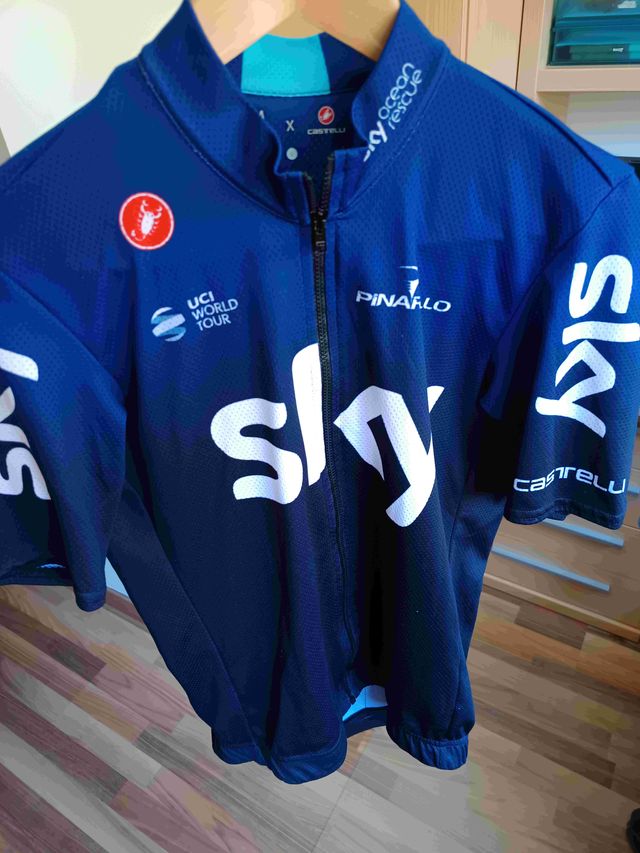 Maillot Ciclismo Sky Castelli UCI World Tour